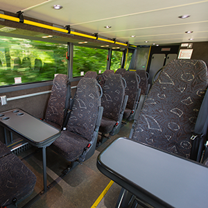 Inside Premier Transportation Double Deck Coach 3