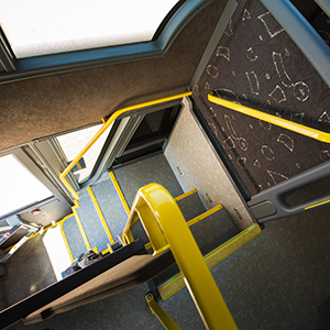 Inside Premier Transportation Double Deck Coach 2
