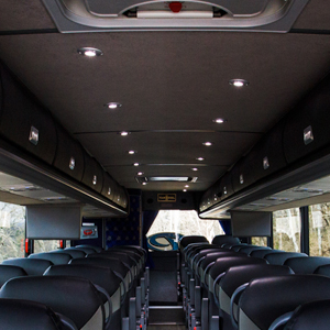 Interior of Mid Size Touring Coach